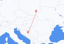 Flights from Rzeszów in Poland to Sarajevo in Bosnia & Herzegovina