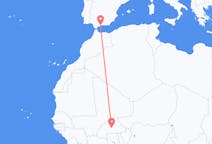Flyreiser fra Ouagadougou, til Malaga