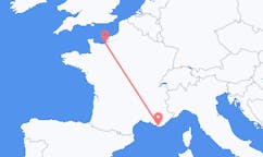 出发地 法国多维尔目的地 法国土伦的航班