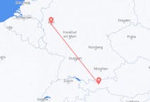 Flyg från Innsbruck, Österrike till Köln, Tyskland