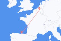 Flyreiser fra Santander, Spania til Brussel, Belgia