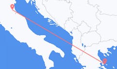 Flights from Forli, Italy to Skiathos, Greece