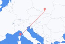 Flights from Bastia, France to Kraków, Poland