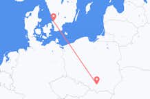 Flyreiser fra Ängelholm, til Krakow