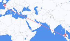 Flyreiser fra Siborong-Borong, Indonesia til La Rochelle, Frankrike