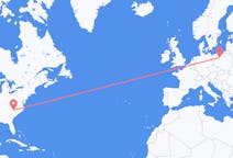 Flights from Charlotte to Bydgoszcz