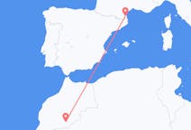 Flights from Zagora to Perpignan