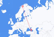 Flights from Giresun, Turkey to Kiruna, Sweden