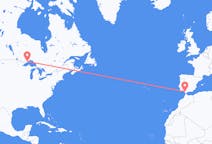 Vols de Thunder Bay, le Canada à Xérès, Espagne