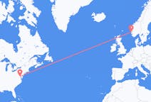 Flights from Washington, D. C. To Stord