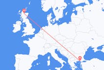 Flyreiser fra Inverness, Skottland til Alexandroupolis, Hellas