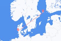 Flyrejser fra Mariehamn, Åland til Esbjerg, Danmark