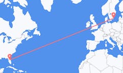 Flyreiser fra Orlando, USA til Kalmar, Sverige