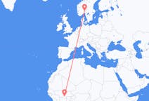 Flights from Bobo-Dioulasso, Burkina Faso to Oslo, Norway