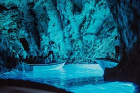 Speedbådtur til Five Island med Den Blå Grotte og Hvar