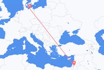 Flyrejser fra Amman, Jordan til Rostock, Tyskland