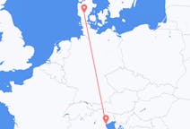 Flights from Billund, Denmark to Venice, Italy