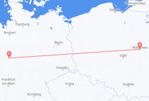 Vluchten van Paderborn, Duitsland naar Warschau, Polen