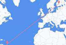 Flights from St George's, Grenada to Jyväskylä, Finland