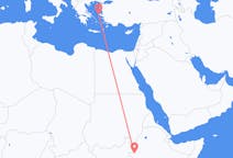 出发地 埃塞俄比亚出发地 甘贝拉目的地 希腊希俄斯的航班