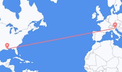 美国出发地 新奥尔良飞往美国目的地 威尼斯的航班