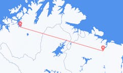 Flights from Murmansk, Russia to Alta, Norway