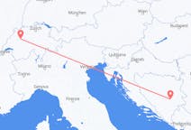 Lennot Sarajevosta, Bosnia ja Hertsegovina Berniin, Sveitsi