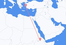 出发地 埃塞俄比亚出发地 拉利貝拉目的地 希腊萨摩斯的航班