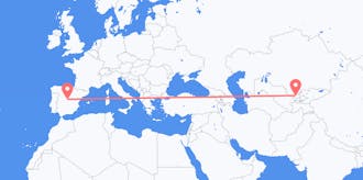 Flights from Uzbekistan to Spain