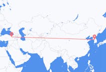 Flüge von Seoul, Südkorea nach Erzincan, die Türkei