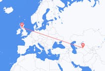 Flyrejser fra Urgentj, Usbekistan til Glasgow, Skotland