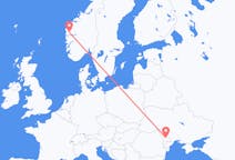 Flights from from Chișinău to Førde