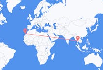 Flyrejser fra Bangkok til Lanzarote