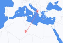 Flyg från Djanet till Korfu