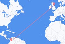 Flights from Ibagué, Colombia to Newcastle upon Tyne, England