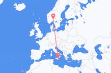 Flights from Catania to Oslo
