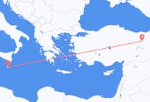Flyg från Erzincan till Malta (kommun)