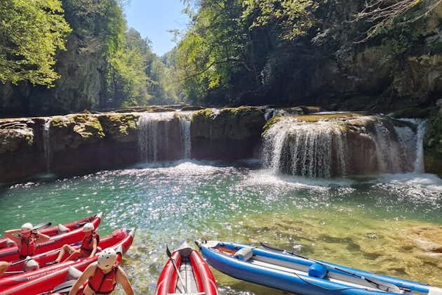 Kayak dans les cascades de Mreznica