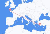 Flights from Brest, France to Dalaman, Turkey