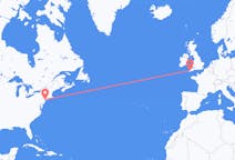Flights from New York, the United States to Newquay, England