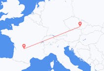 Vluchten van Brno, Tsjechië naar Brive-la-Gaillarde, Frankrijk