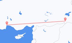 Vluchten van Şırnak naar Antalya