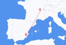 Flights from Murcia, Spain to Lyon, France