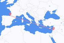 Flyg från Damaskus, Syrien till Biarritz, Frankrike