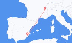 Flyg från Chambery, Frankrike till Murcia, Spanien
