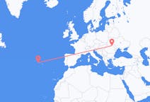 Flights from Horta, Azores, Portugal to Suceava, Romania