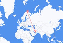 Flights from Dubai, United Arab Emirates to Ivalo, Finland