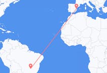 Flyreiser fra Uberlândia, Brasil til Valencia, Spania