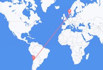 Flights from Copiapó, Chile to Kristiansand, Norway