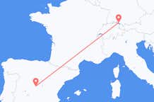 Flug frá Friedrichshafen, Þýskalandi til Madrídar, Spáni